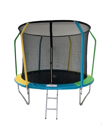 Батут 10FT 3,05м SportElite FLY фиберглас с защитной сеткой внутрь и лестницей FR-60-10FT оптом, фото 1