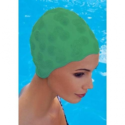 Шапочка для плав. жен. &quot;FASHY Moulded Cap&quot;, арт.3100-00-60, резина, зеленый оптом, фото 1