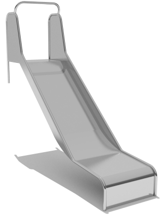 Горка из нержавеющей стали ГГН-500.1000.002 для детской площадки оптом, фото 1