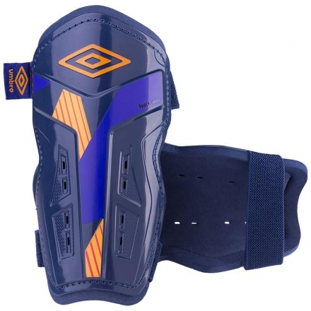 Щитки любительские &quot;UMBRO Neo Valor Slip&quot;, размер M, пластик, без голеностопа, темно-синий оптом, фото 1