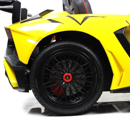Электромобиль Lamborghini Aventador 24V A8803 желтый оптом, фото 11