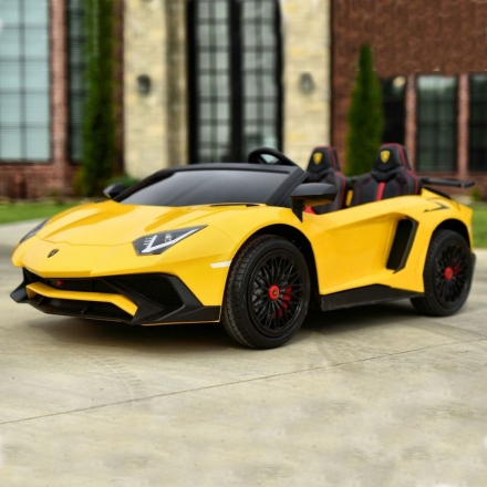 Электромобиль Lamborghini Aventador 24V A8803 желтый оптом, фото 1