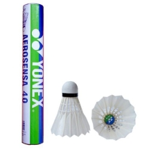 Воланы для бадминтона Yonex (перо/пробка), уп.12шт., белый Воланы для бадминтона Yonex (перо/пробка), уп.12шт., белый