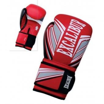 Перчатки боксерские Excalibur 8023-04 Red PU оптом, фото 1