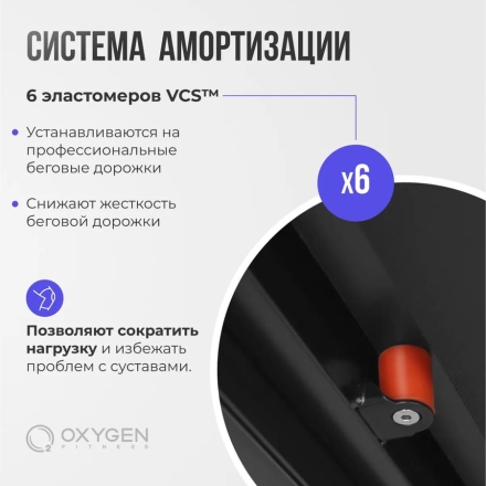 OXYGEN FITNESS M-CONCEPT SPORT (BLACK) Беговая дорожка домашняя оптом, фото 13