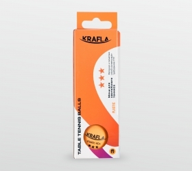 KRAFLA B-OR3000 Набор для настольного тенниса (мяч три звезды 3шт.) оптом, фото 2