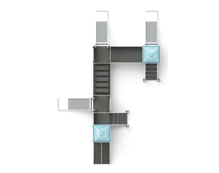 Детская игровая площадка Королевство (Коты) ДИК 1.15.04-21 H=900 оптом, фото 5