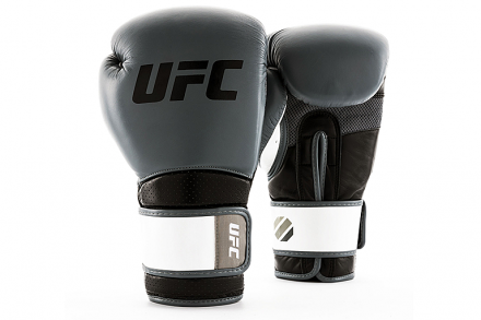 (UFC Перчатки MMA для работы на снарядах чёрные - 14 Oz) оптом, фото 1