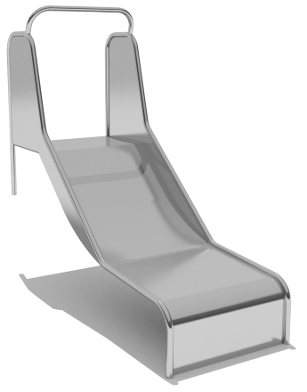 Горка из нержавеющей стали ГГН-500.600.001 для детской площадки оптом, фото 1