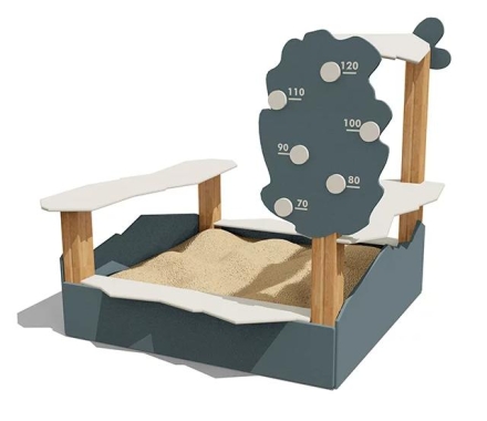 Песочница Полянка ВСТ 5657 для детской площадки оптом, фото 4