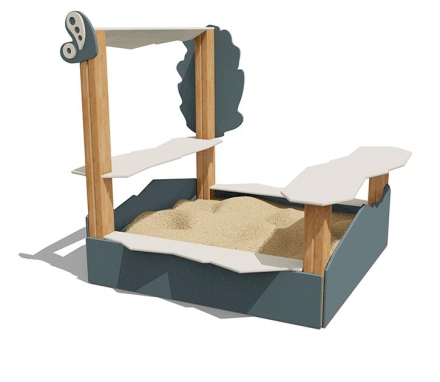 Песочница Полянка ВСТ 5657 для детской площадки оптом, фото 3