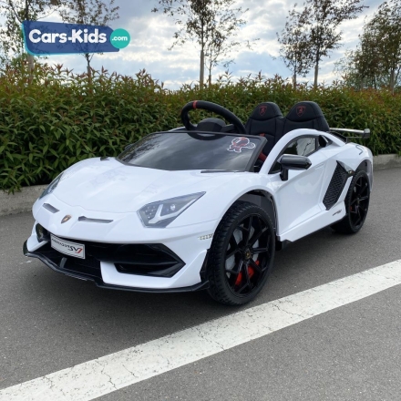 Электромобиль Lamborghini Aventador SVJ — HL328 белый оптом, фото 1