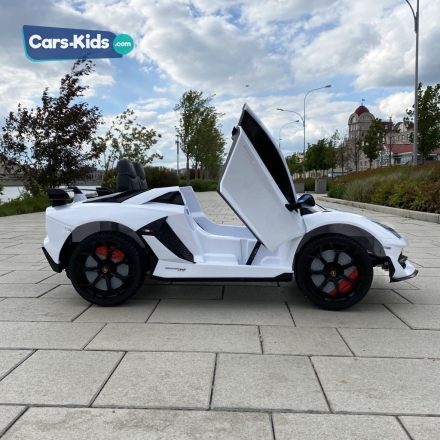 Электромобиль Lamborghini Aventador SVJ — HL328 белый оптом, фото 7