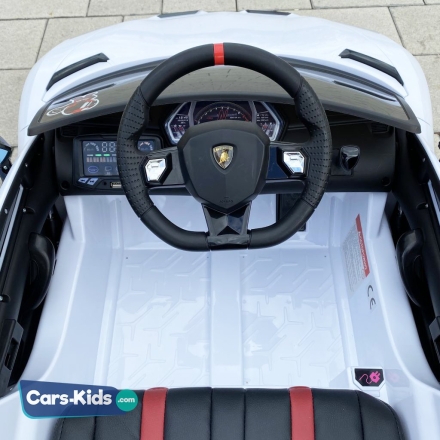 Электромобиль Lamborghini Aventador SVJ — HL328 белый оптом, фото 5