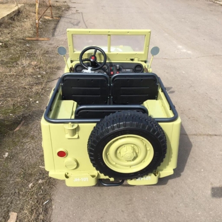 Электромобиль Jeep Willys YKE 4137 4WD хаки оптом, фото 9