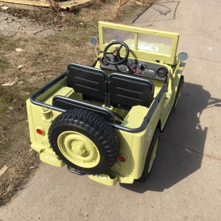 Электромобиль Jeep Willys YKE 4137 4WD хаки оптом, фото 8