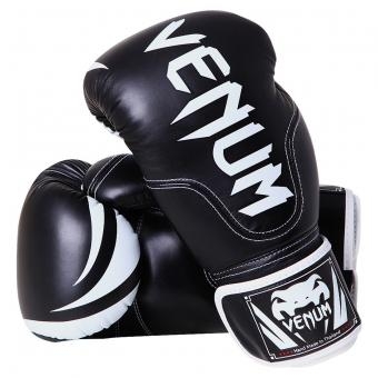 Перчатки боксерские Venum Competitor Boxing Gloves Black Skintex Leather (Black Line) оптом, фото 1