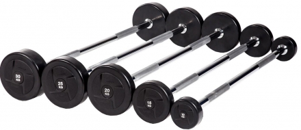 Набор прямых штанг PROFI-FIT, 10-30 кг, шаг 5 кг. (компл. 5шт) оптом, фото 1