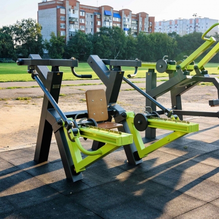 Power-1801.1 Уличный тренажер Жим вверх с переменной нагрузкой Zavodsporta оптом, фото 3