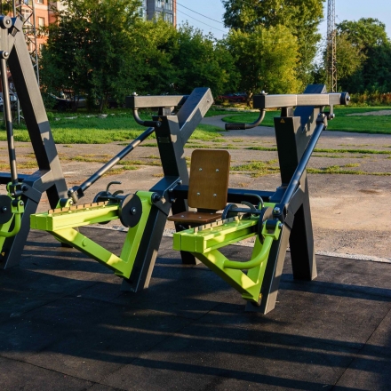 Power-1801.1 Уличный тренажер Жим вверх с переменной нагрузкой Zavodsporta оптом, фото 2