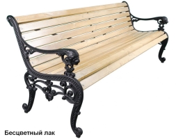 Скамейка уличная Лев, Сосна 0,6 м, фото 1