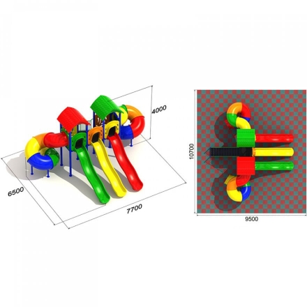 Детская игровая площадка Сафари 2.1 оптом, фото 3