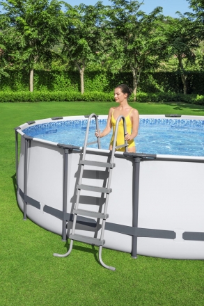 Каркасный бассейн Steel Pro Max 366х122см, 10250л, фил.-насос 2006л/ч, лестница, тент оптом, фото 5