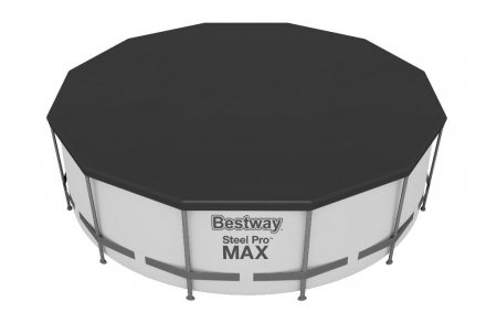 Каркасный бассейн Steel Pro Max 366х122см, 10250л, фил.-насос 2006л/ч, лестница, тент оптом, фото 4