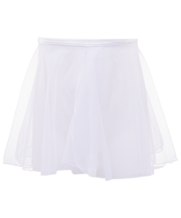 Юбка на завязке 261, полиамид, сетка, белая, р. 36-38 оптом, фото 2