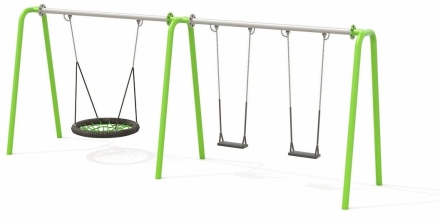 Качели Н24.043008 металлические для детской площадки оптом, фото 1