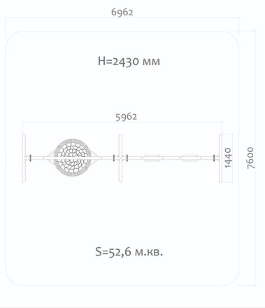 Качели Н24.043008 металлические для детской площадки оптом, фото 2