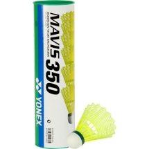 Воланы для бадминтона Yonex Mavis 350 Yellow-Slow (нейлон/пробка),уп. 6шт. желтый Воланы для бадминтона Yonex Mavis 350 Yellow-Slow (нейлон/пробка),уп. 6шт. желтый