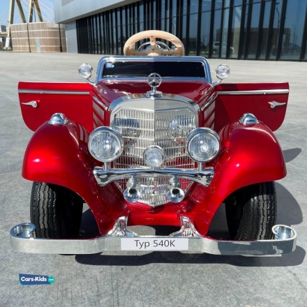 Детский электромобиль Mercedes-Benz Typ 540K 4WD (M111MM) красный оптом, фото 4