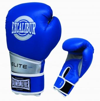 Перчатки боксерские Excalibur 8008-05 Carbon Blue/Silver PU оптом, фото 1