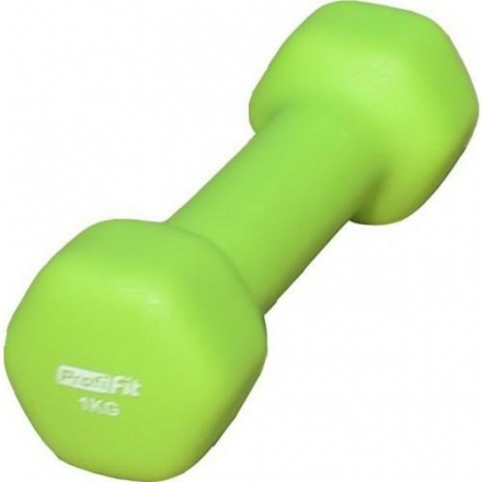 Гантель в виниловой оболочке PROFI-FIT 1 кг, форма шестигранник, зеленый оптом, фото 3