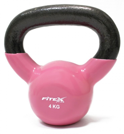 Гиря в виниловой оболочке 4 кг FITEX PRO оптом, фото 1