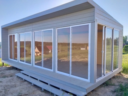 Застекленная беседка САДОВЫЙ ОФИС 4x8 оптом, фото 1