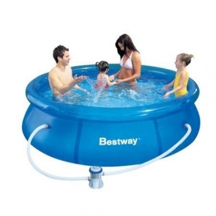 Bestway 57100 Бассейн Fast Set с надувным бортом 244*66см Fast Set Pool Set оптом, фото 1