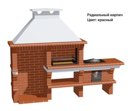 Печь Аристократ 824 Прямоугольный кирпич графитовый серый оптом, фото 11