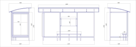 Автобусный павильон &quot;Стандарт-Л2&quot; оптом, фото 3