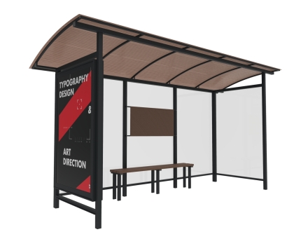 Автобусный павильон &quot;Стандарт-Л2&quot; оптом, фото 1