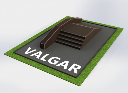 Средний Фанбокс ступени с гранью (funbox edge+stairs) оптом, фото 2