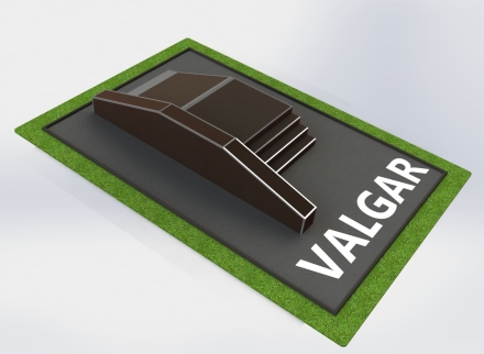 Средний Фанбокс ступени с гранью (funbox edge+stairs) оптом, фото 1