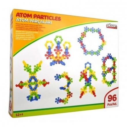 Конструктор из 96 деталей Pilsan Atom Particles (03-300) оптом, фото 1