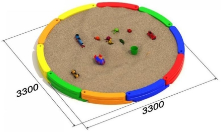 Песочница Кольцо для детской площадки оптом, фото 2