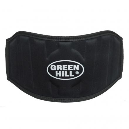 Пояс тяжелоатлетический &quot;GREEN HILL&quot;, размер S (дл. 90 см), черный оптом, фото 1