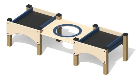 Песочница ПС-21.1 с ванночкой для детской площадки оптом, фото 1