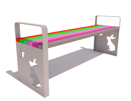 Скамейка уличная Детская 77014 для парков 200см оптом, фото 1