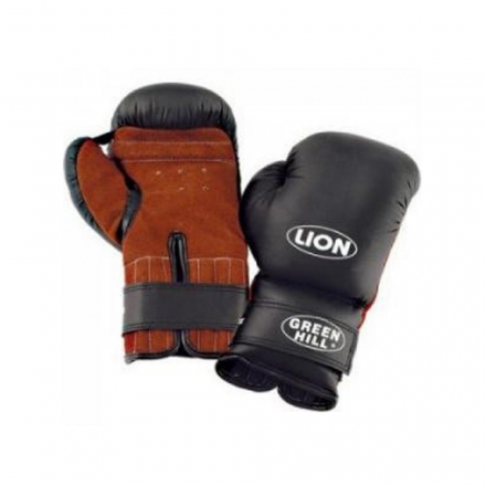 Перчатки LION черные BGL-2020 (12oz) оптом, фото 1