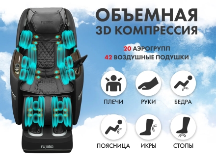 Массажное кресло FUJIMO TON PRO F888 Графит оптом, фото 4